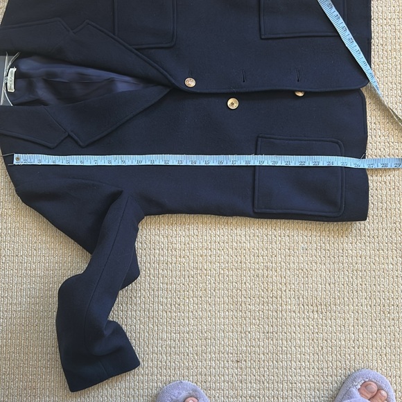 Boys Classic Navy Wool Blazer - Picture 12 of 16